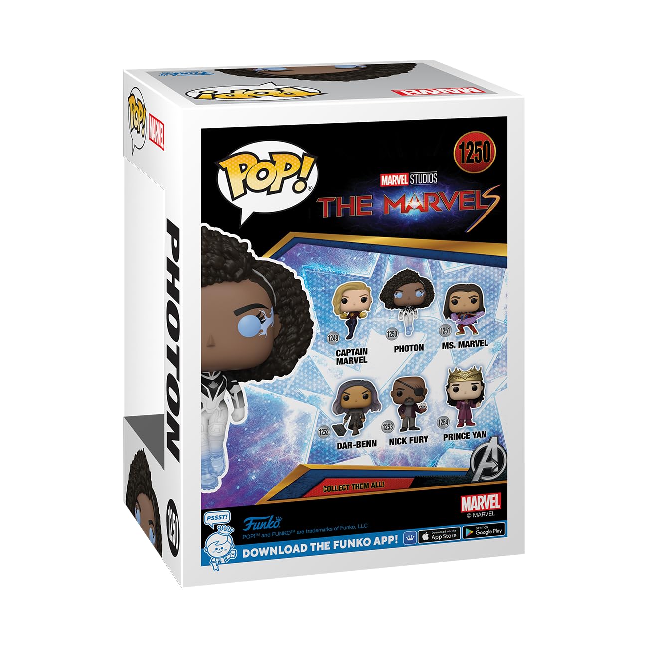 Funko Pop! The Marvels - Monica Rambeau as Photon Vinyl Figure #1250 5
