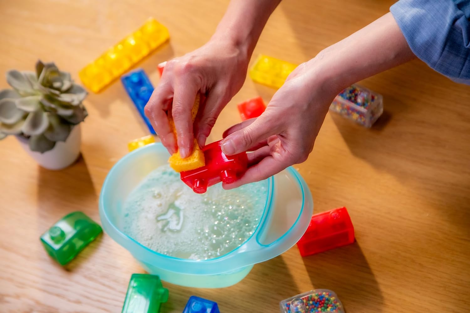 Jelly Blox Creative Kit - Squishy Building Blocks for Toddlers 2+ 3