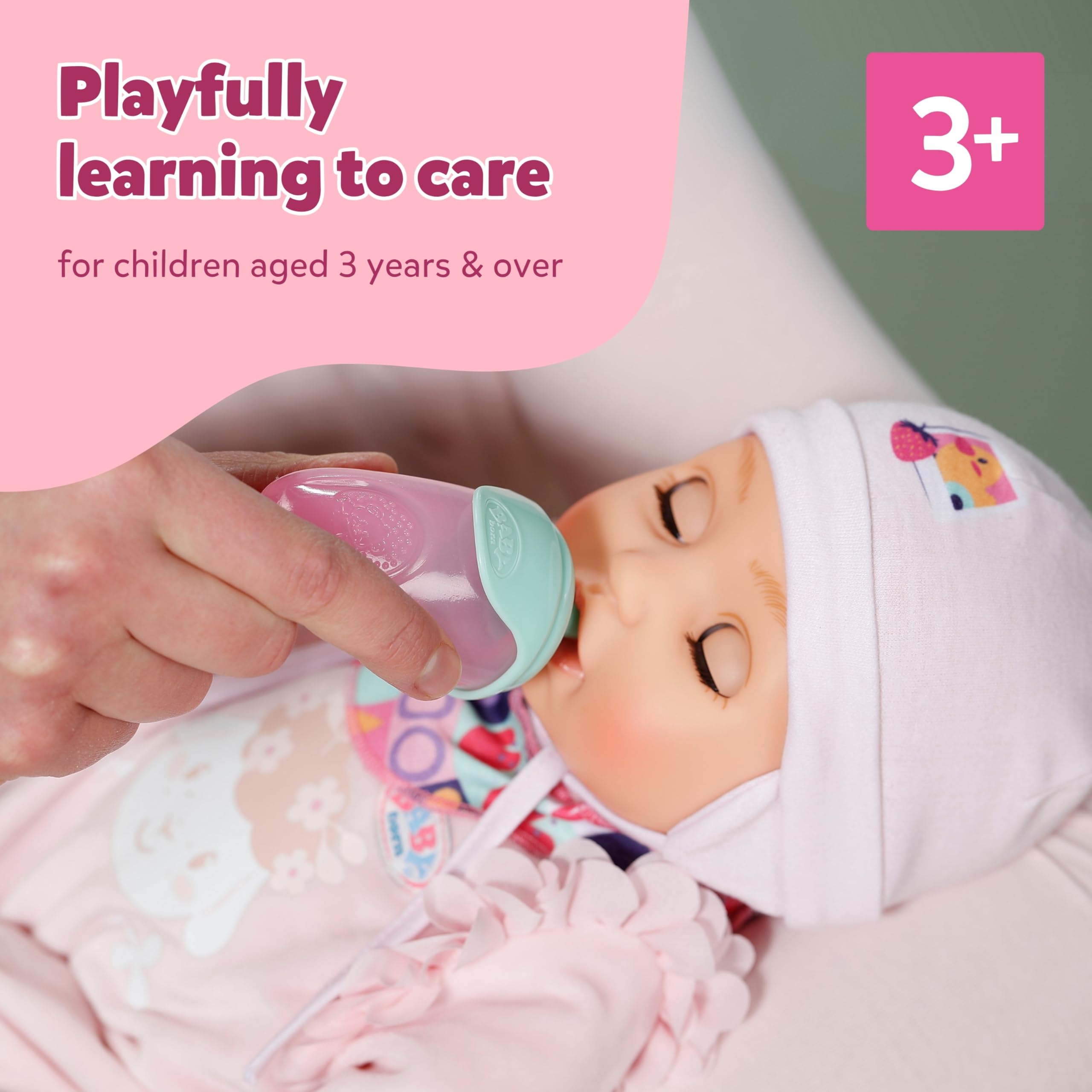BABY born Newborn Set with Accessories for 43 cm Dolls | Magic Dummy Function | Polyester 7
