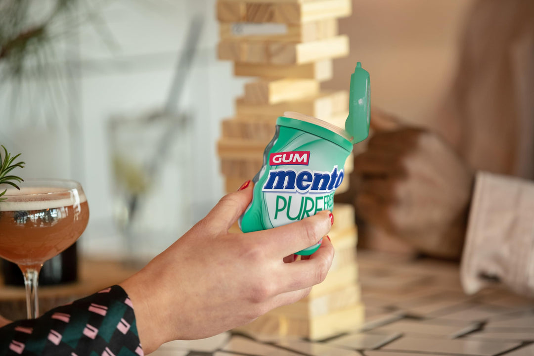 Mentos Pure Fresh Fresh Mint Chewing Gum 35 Pieces – Sugar-Free, Refreshing
