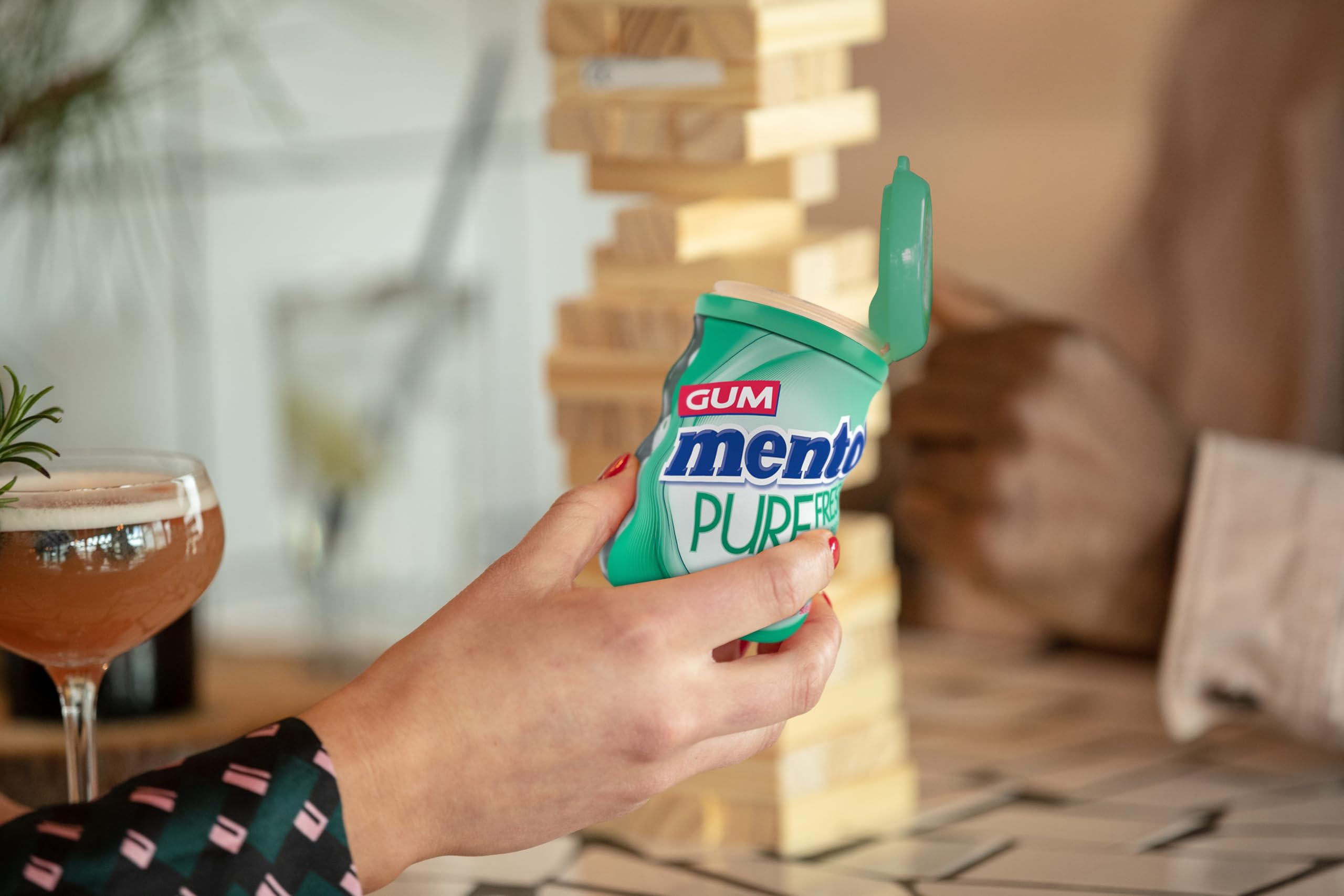 Mentos Pure Fresh Fresh Mint Kaugummi 35 Stück – zuckerfrei, erfrischend 6