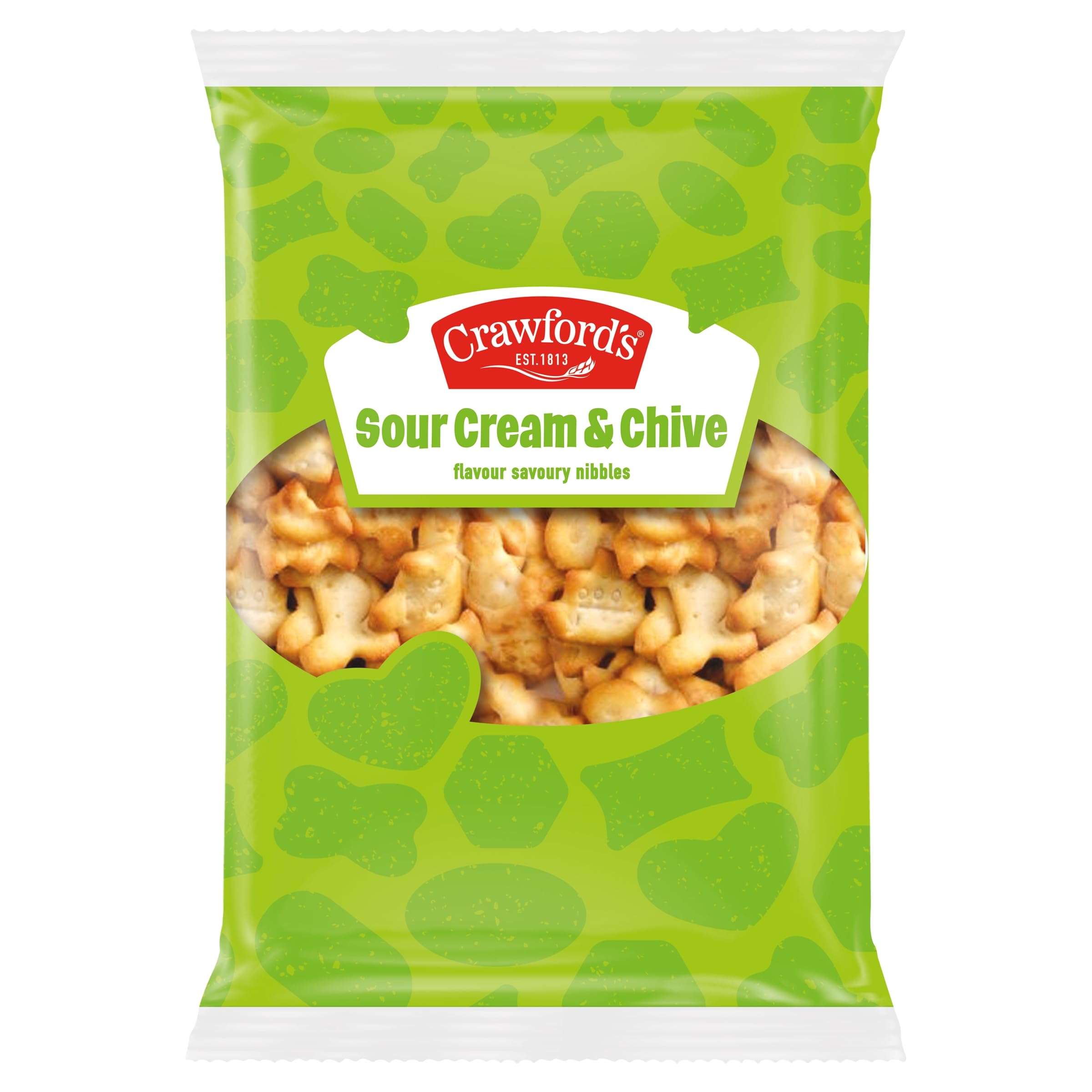 Crawford's Savouries Sour Cream and Chive Baked Snacks - 200g Single Bag 2