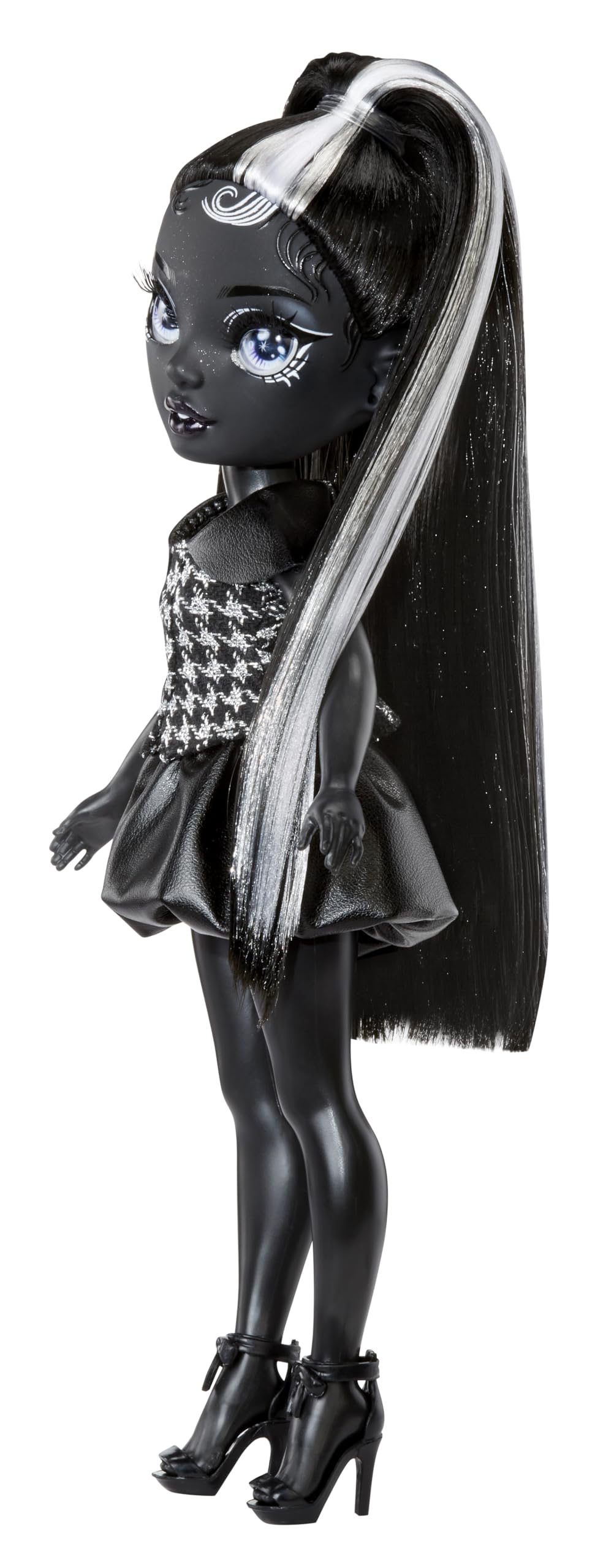 Rainbow High Heather Grayson Shadow High 28cm Fashion Doll with Handbag, Black and White Ponytail, Posable Figure 10