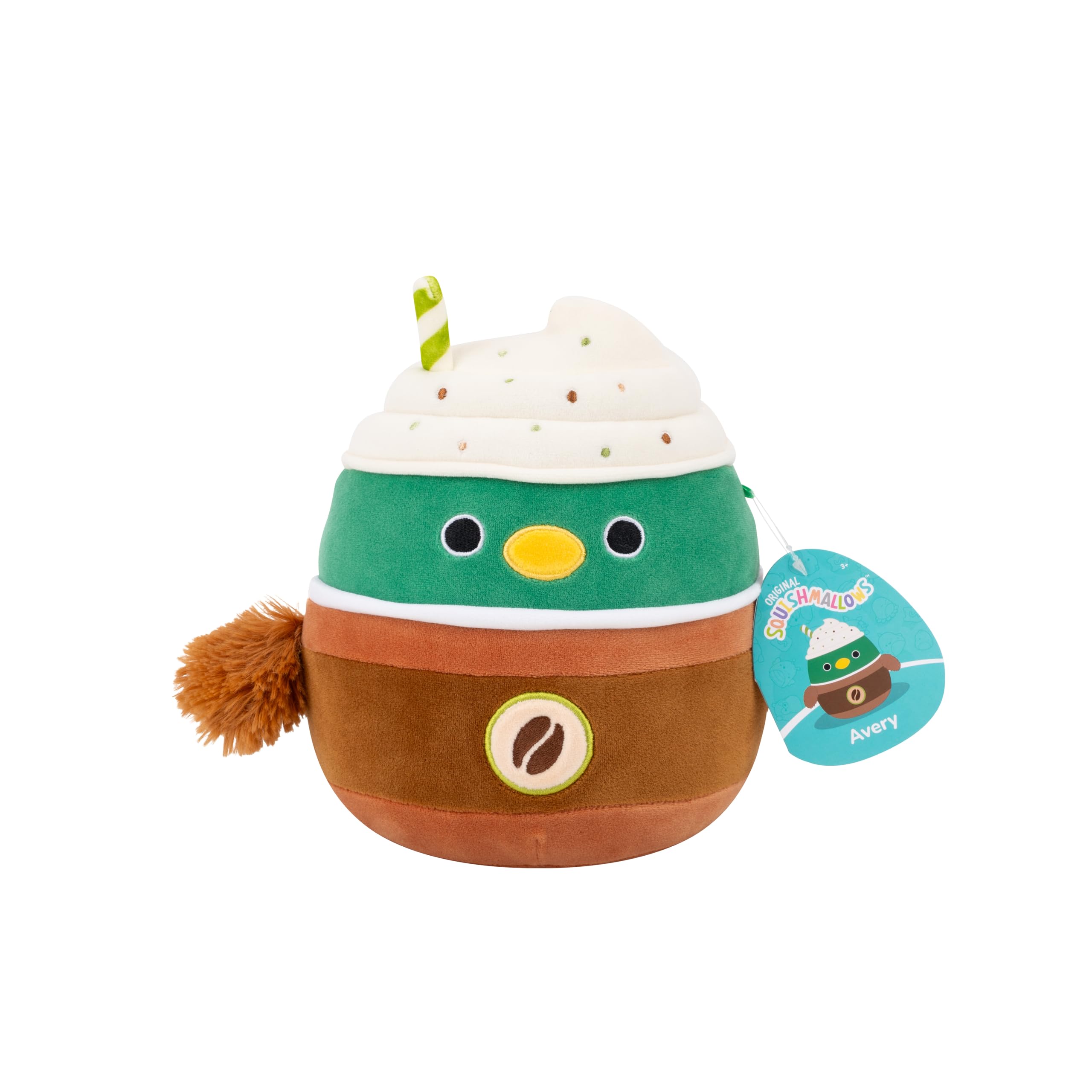Squishmallows Avery the Mallard Duck 7.5-Inch Plush - Collectible Soft Toy for Kids 3+ 6