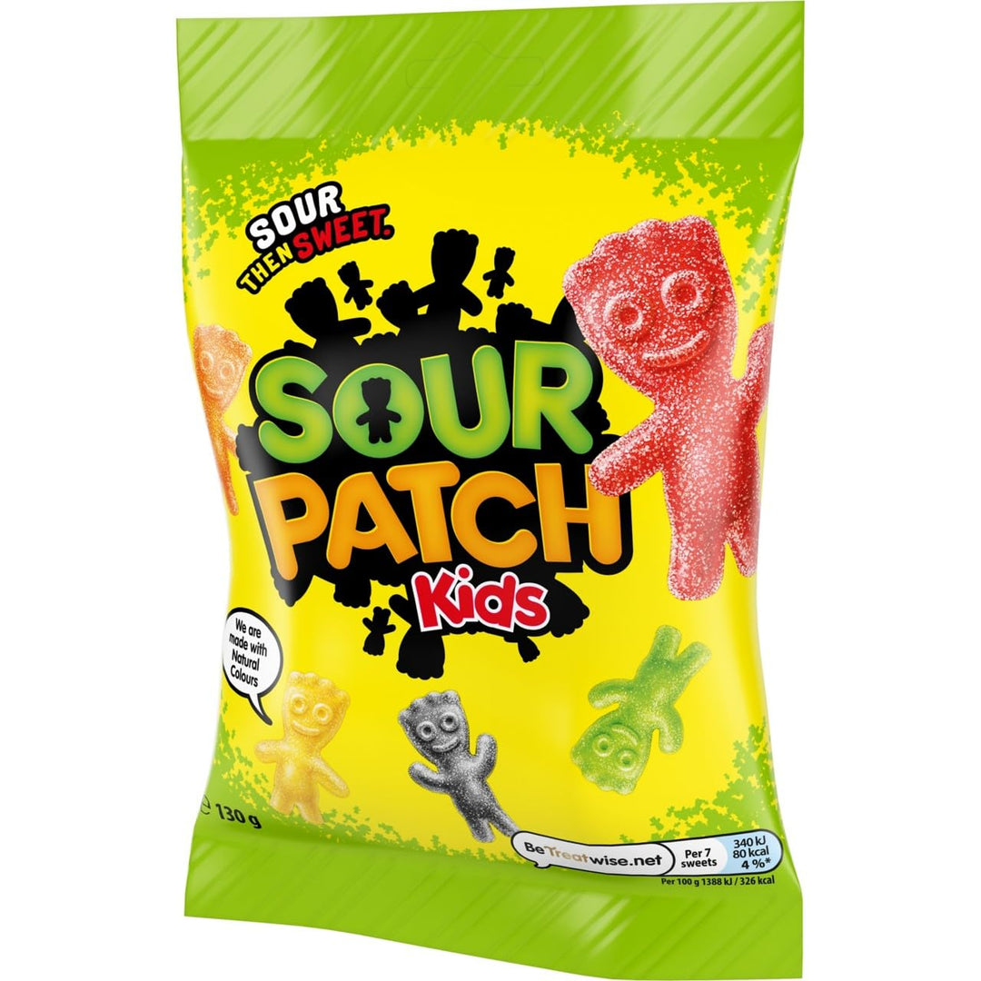 Sour Patch Kids Original Soft & Chewy Sour Then Sweet Candies 130g