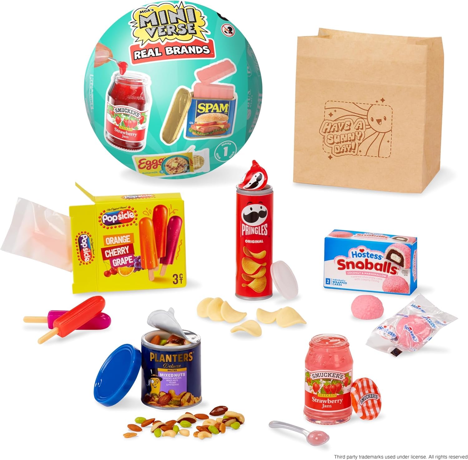 MGA's Miniverse Real Brands Mini Collectables Replica Food Set | 50+ Minis | Plastic 1