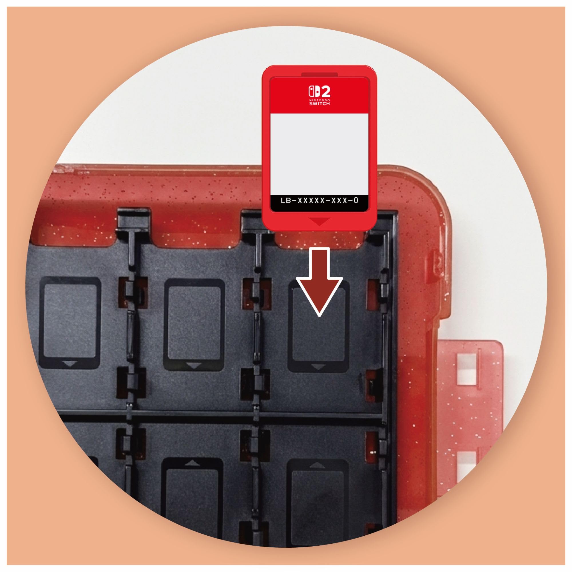 Hori 24-Game Card Case - Pokémon Pixel Red [Nintendo Switch Accessory] 4
