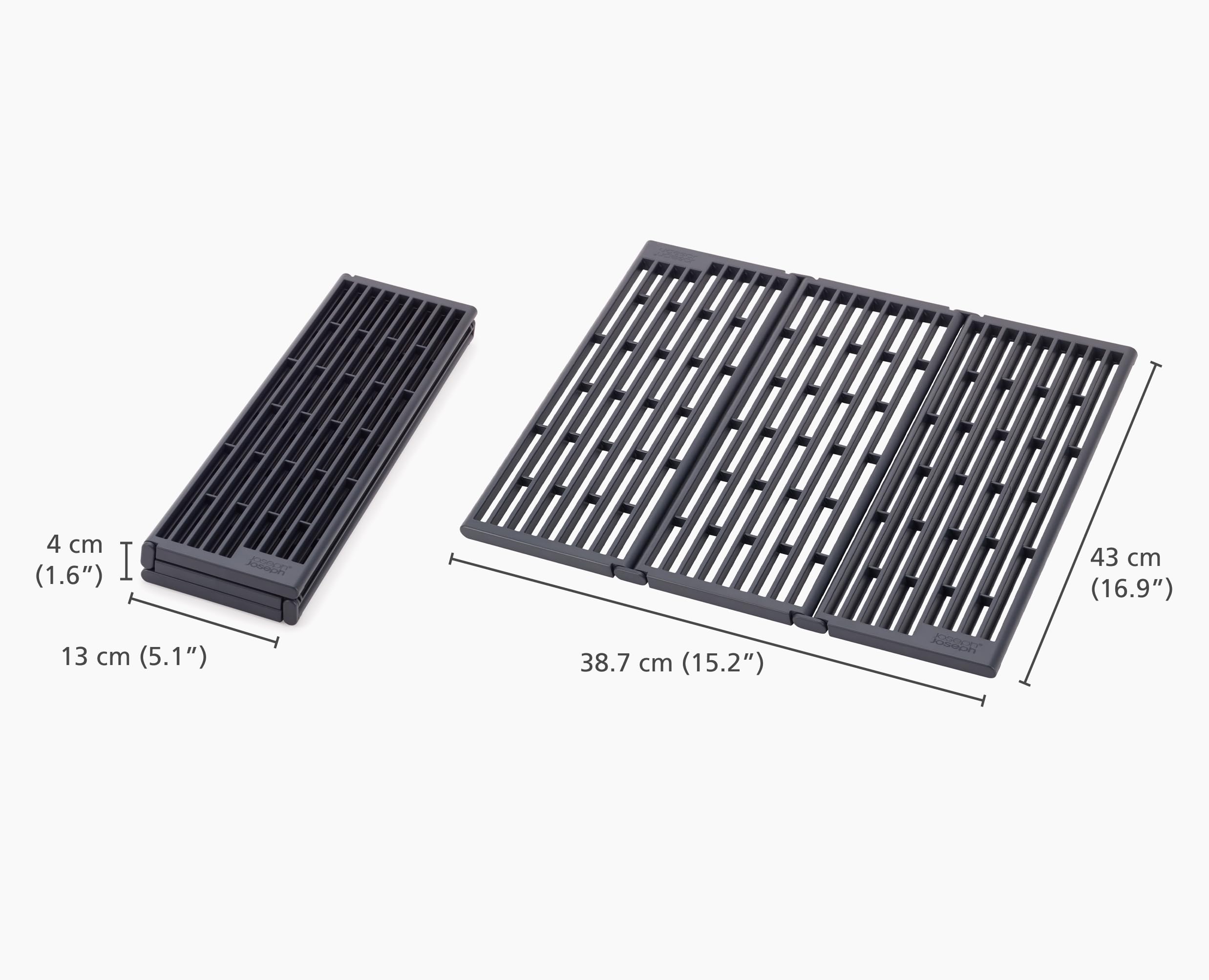 Joseph Joseph Platform Folding Over Sink Drainer - Fits Across Sink, Space-Saving Kitchen Drying Rack 10