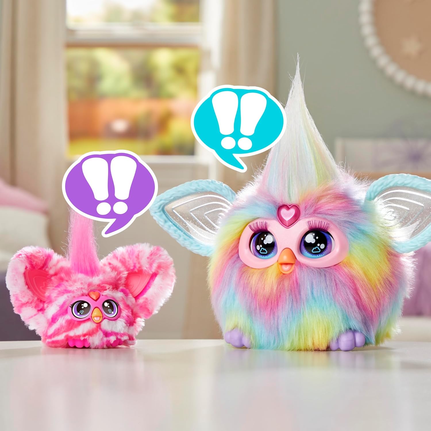 Furby Bub-Lee K-Pop Mini Elektronisches Plüschtier mit Sound und Schlüsselanhänger 9