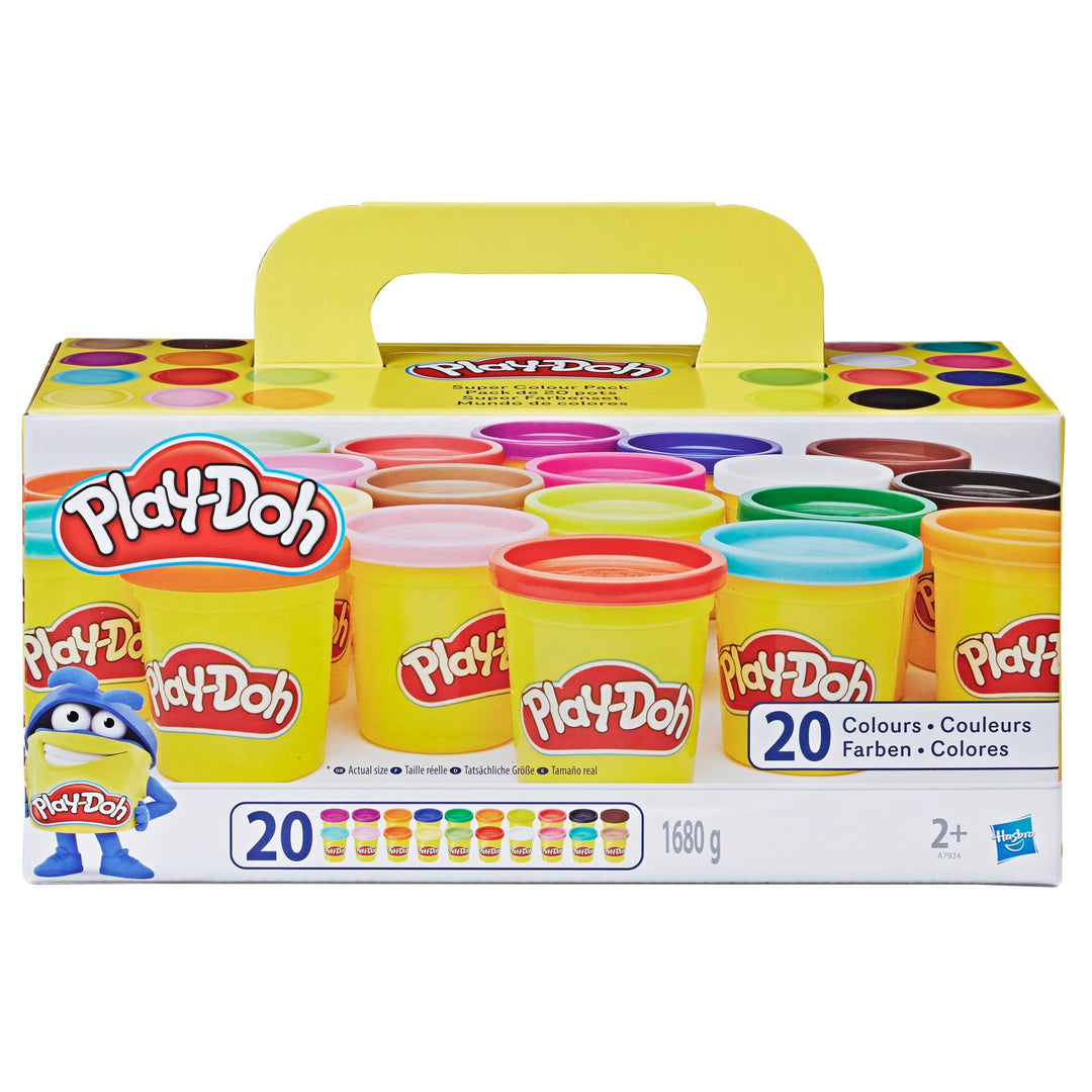 Play-Doh Super Colour Pack - 20 Can Set for Kids 2+ Years