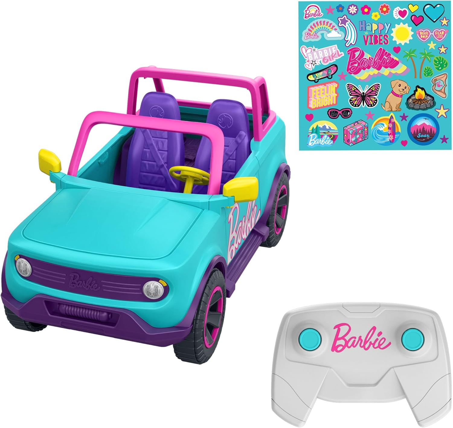 Hot Wheels RC Barbie SUV - Remote-Controlled Vehicle for 4+ Years