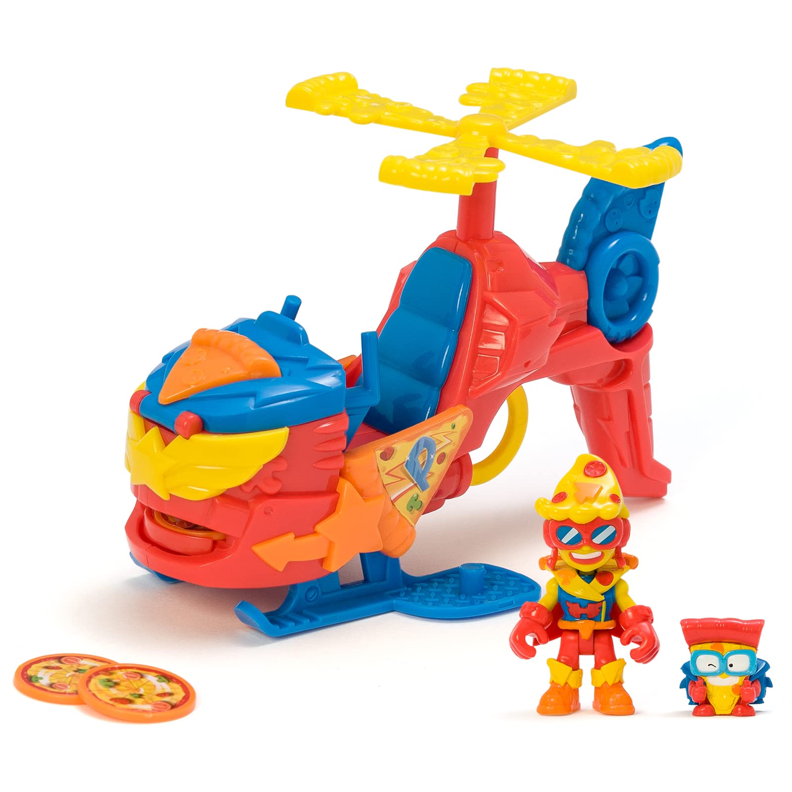 SUPERTHINGS - Pizzacopter Helicopter with Pizza Disc Launcher & Exclusive Figures 7