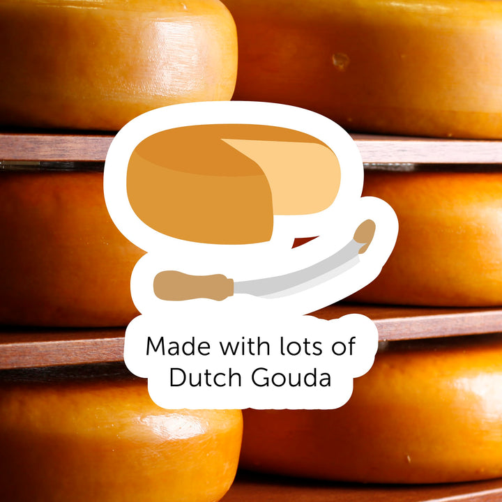 Buiteman Gouda Biscuit 75g - Savoury Crumble Biscuit with Aged Cheese Flavor