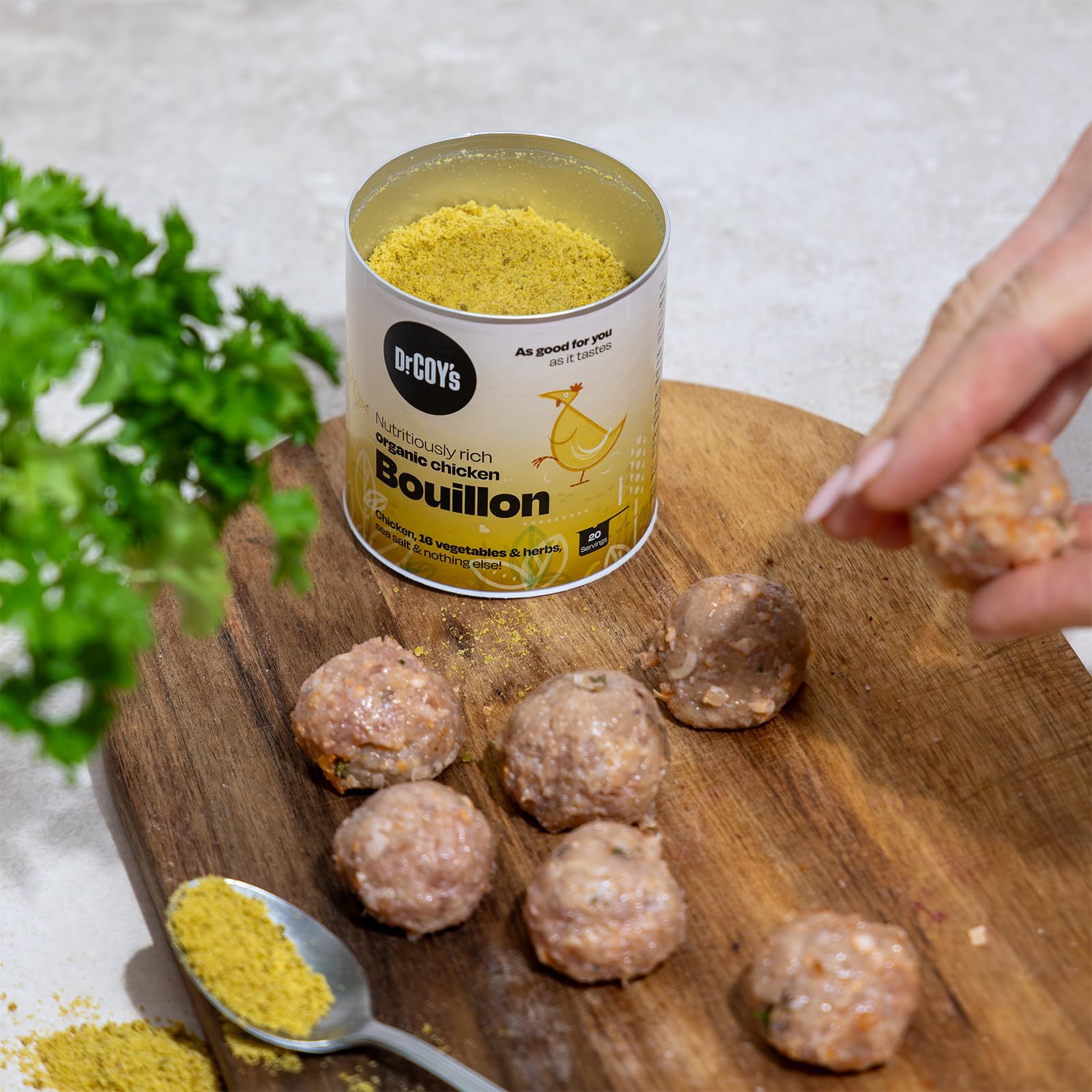 Dr. Coy's Organic Chicken Bouillon Powder - 125g - Gluten Free 11