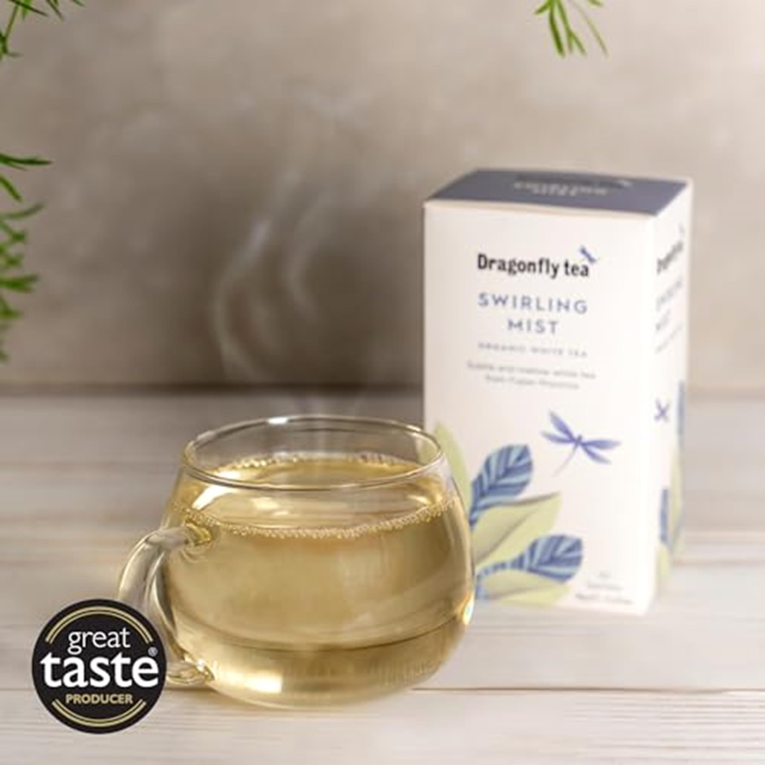 DRAGONFLY Swirling Mist White Tea - Organic Bai Mudan | 4 x 20 Teabags (80 Total) 4