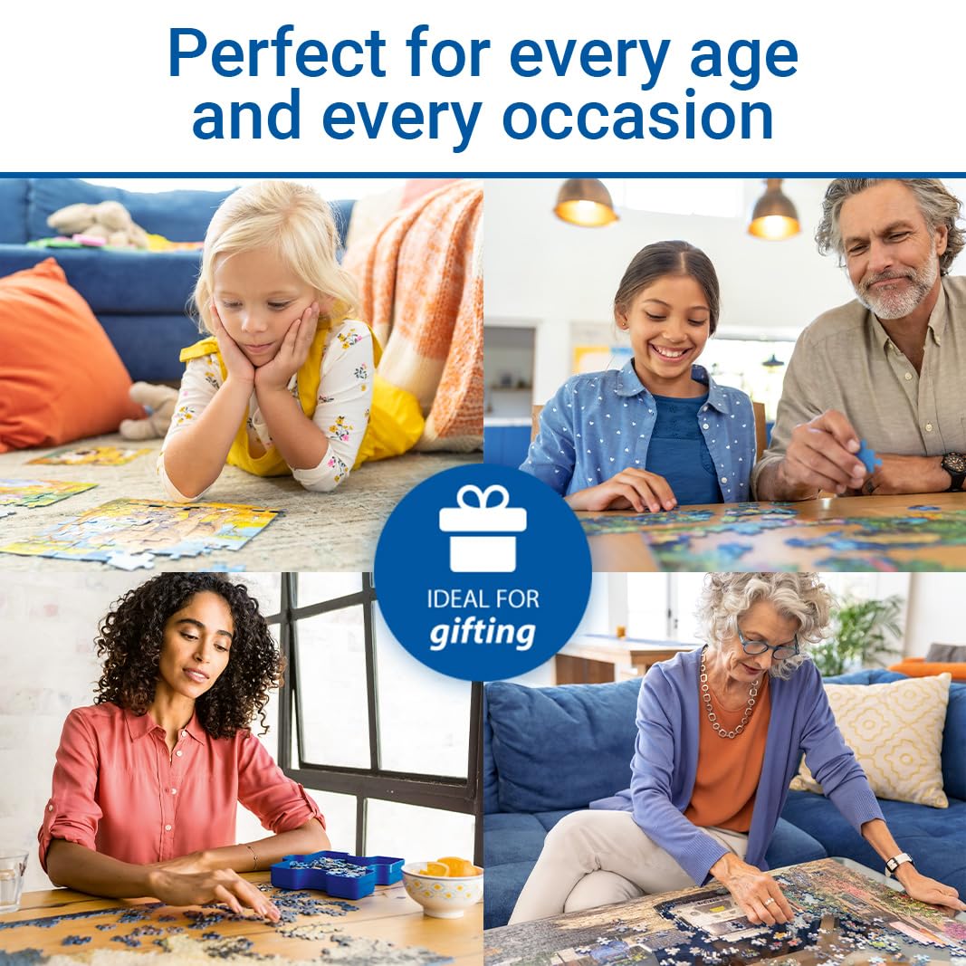 Ravensburger Cosy Café No.4 1000 Piece Jigsaw Puzzle - Charming River Scene | Adults & Families 6