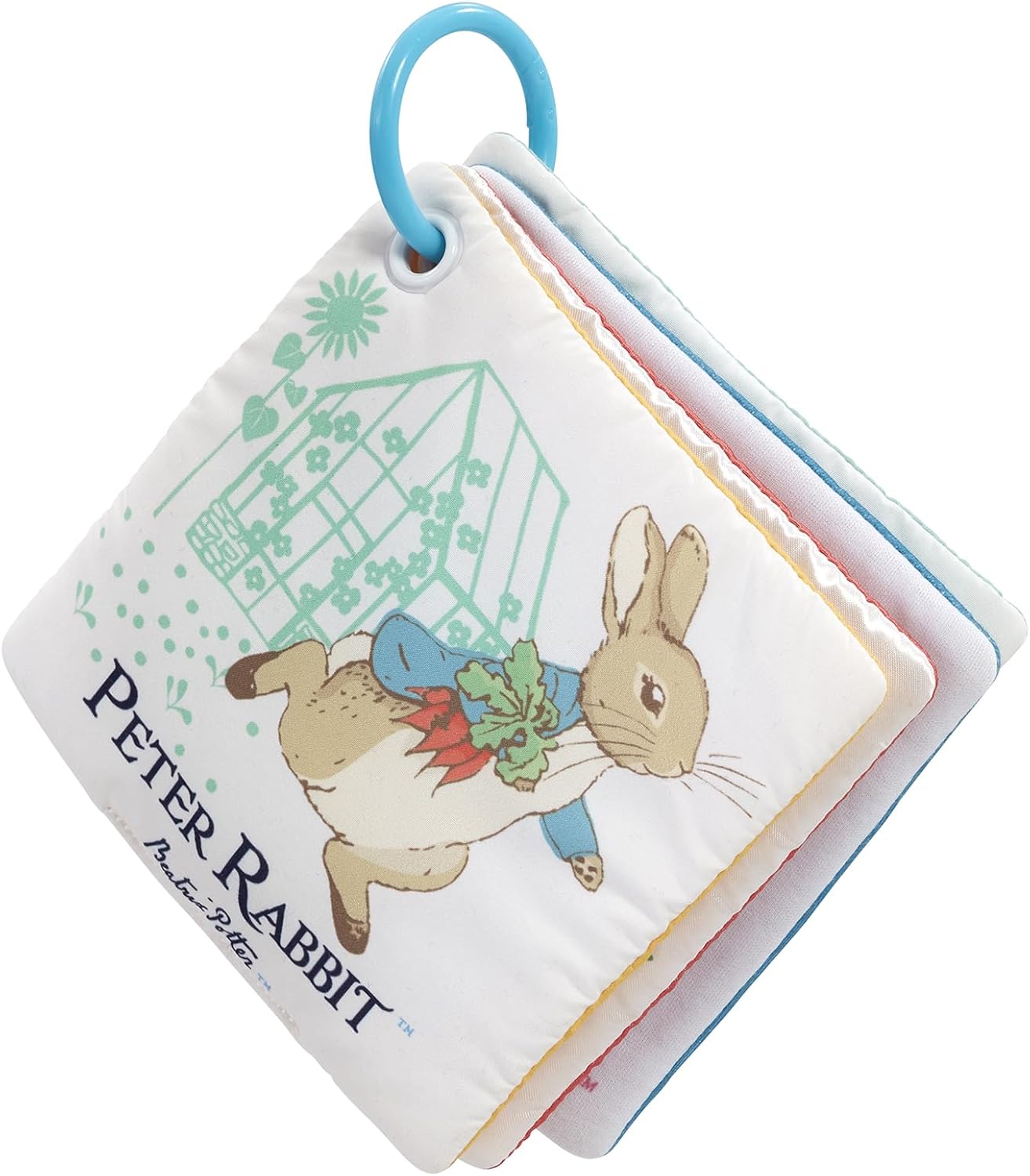 Peter Rabbit Baby Cloth Book - Touch and Feel Sensory Play & Go Square 1