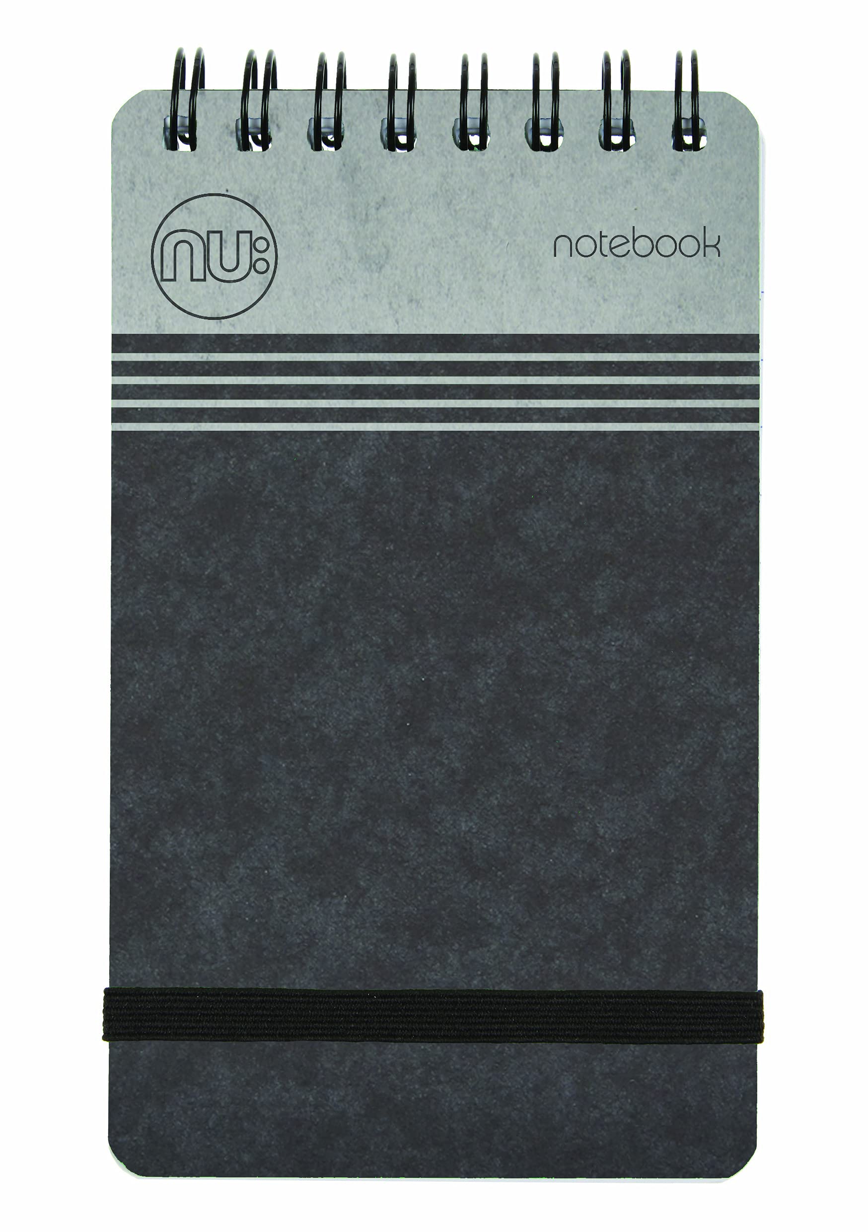 nu: Craze Cloud Notebook - A7 Black | 110 Pages | 80gsm FSC Paper | Wirebound 1