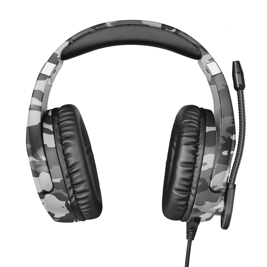 Trust GXT 488 Forze-G Gaming Headset for PS4 and PS5 – Officially Licensed with 50mm Drivers, Foldable Mic, Inline Remote, Grey