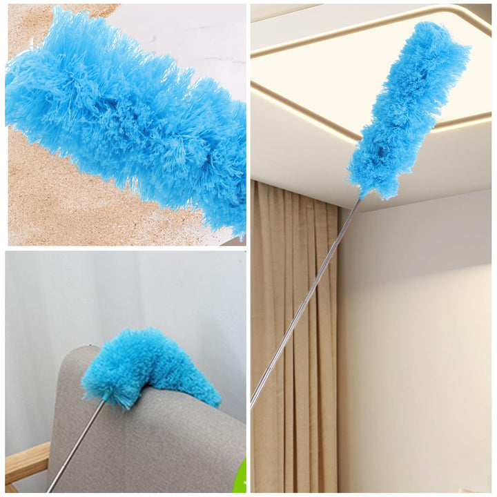 ASelected Extendable Microfiber Duster with 108" Telescoping Pole for High Ceilings, Fans & Blinds