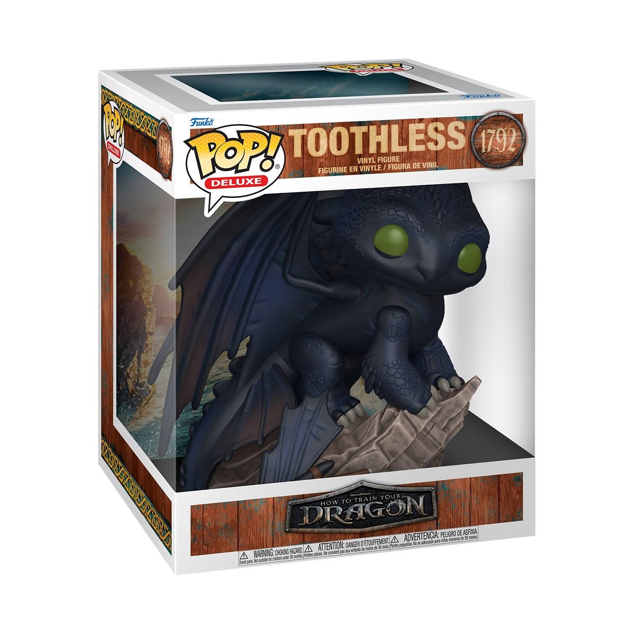 Funko Pop! Deluxe How to Train Your Dragon Live Action - Toothless Vinyl Figure | 6.5 inches