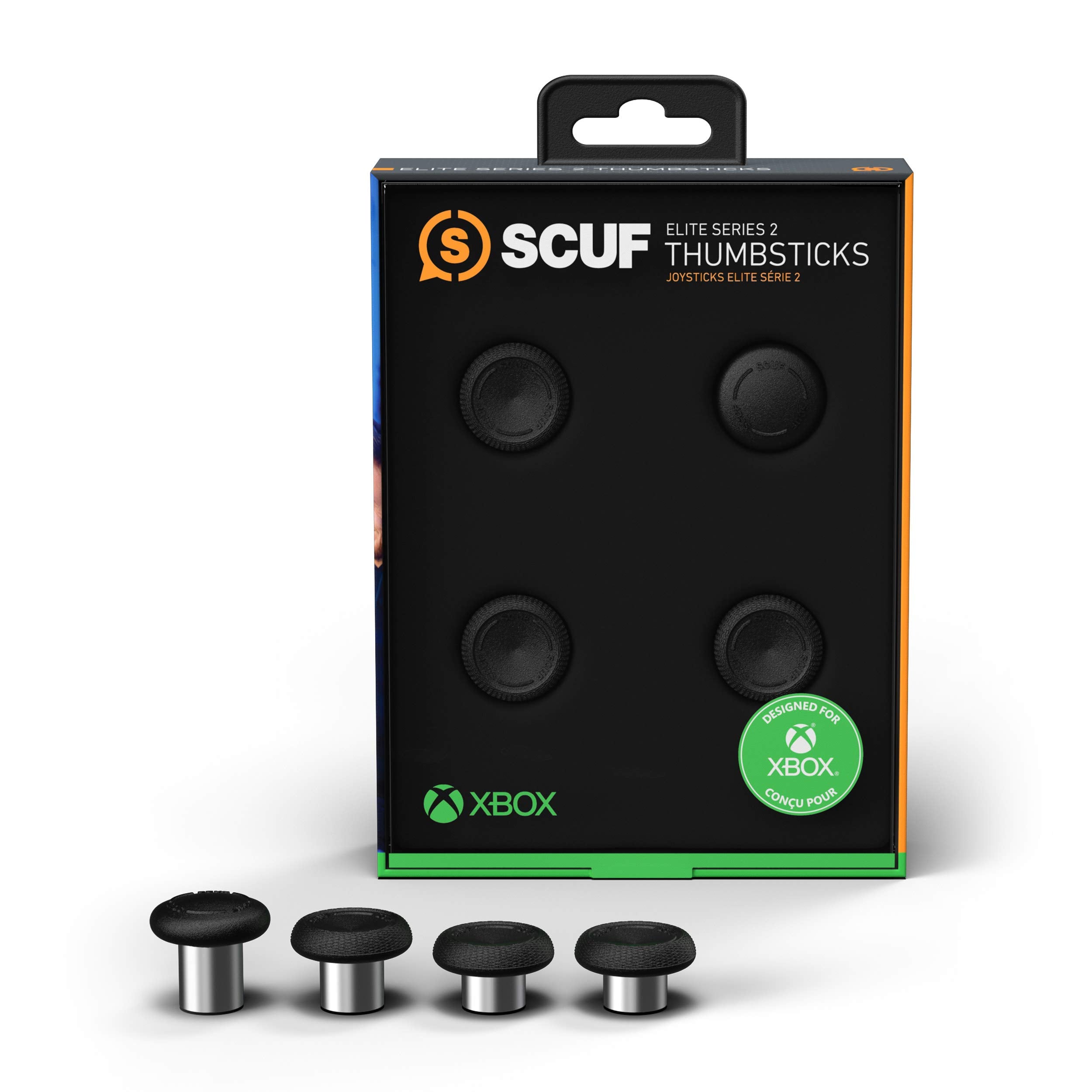 SCUF Elite Series 2 Thumbsticks for Xbox Elite Series 2 Controller - 4-Pack Black 6