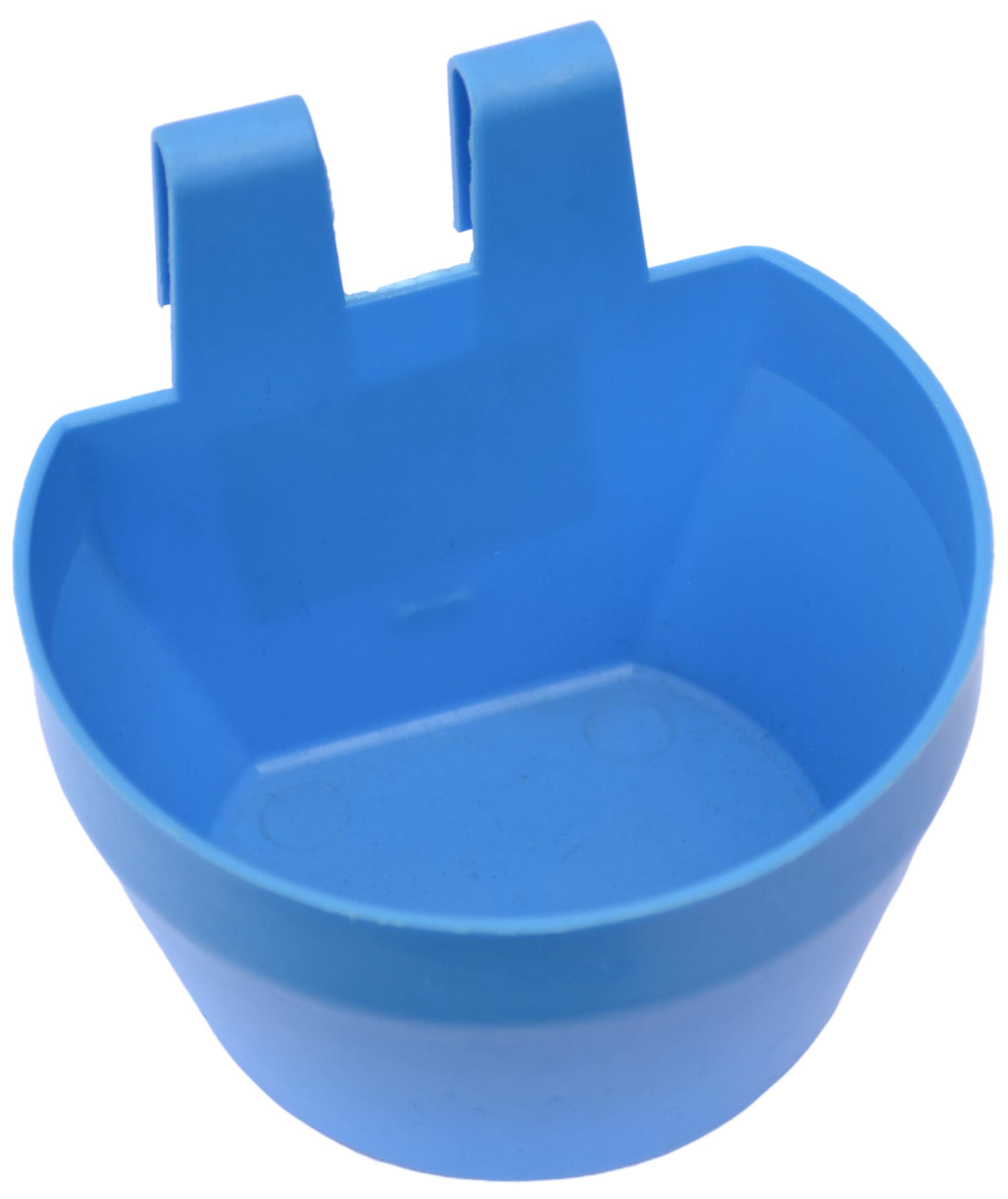 Supa Poultry Cage Cups - Pack of 12 for Food, Grit, or Water | Integral Hook | Multi-Colour Plastic 4