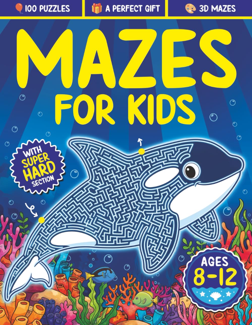 Splendid Youth Mazes for Kids Ages 8-12 - 112 Pages | Paperback | 295g 1