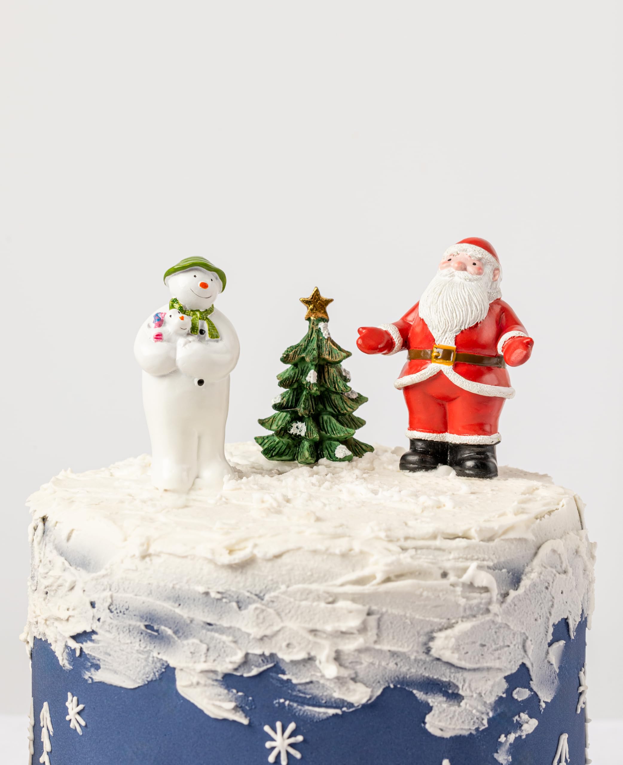 Anniversary House The Snowman and The Snowdog 3-Piece Cake Topper Set - Resin Collectible Figurines 2