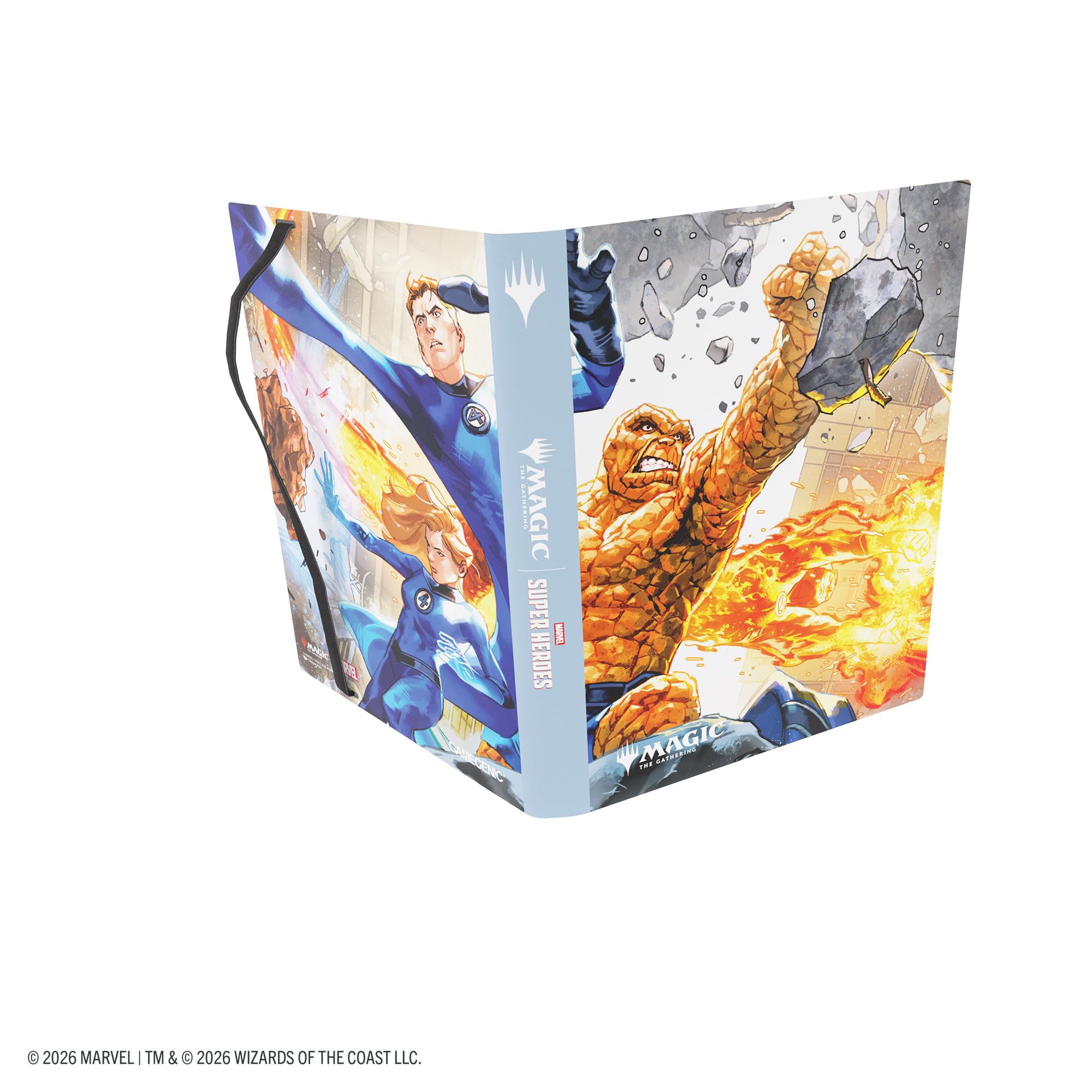 Gamegenic Casual Album 18-Pocket - Holds 360 Cards | Side-Loading Pockets | Marvel Fantastic Four Design 3