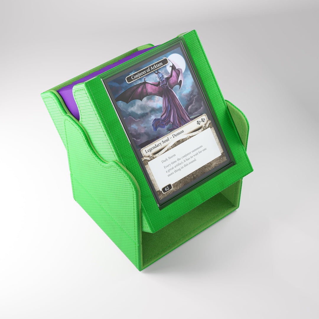 Gamegenic Magic: The Gathering Commander Squire Plus 100+ XL Deck Box Green