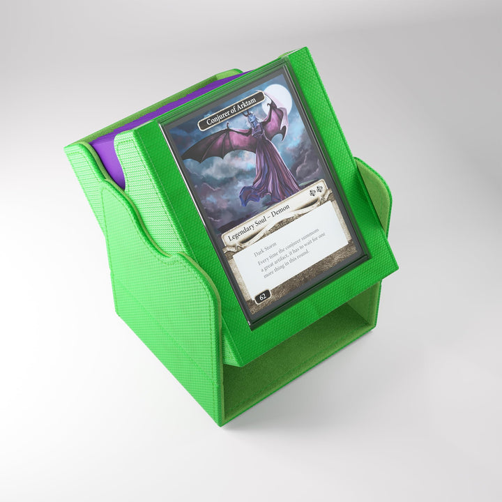 Gamegenic Magic: The Gathering Commander Squire Plus 100+ XL Deck Box Green
