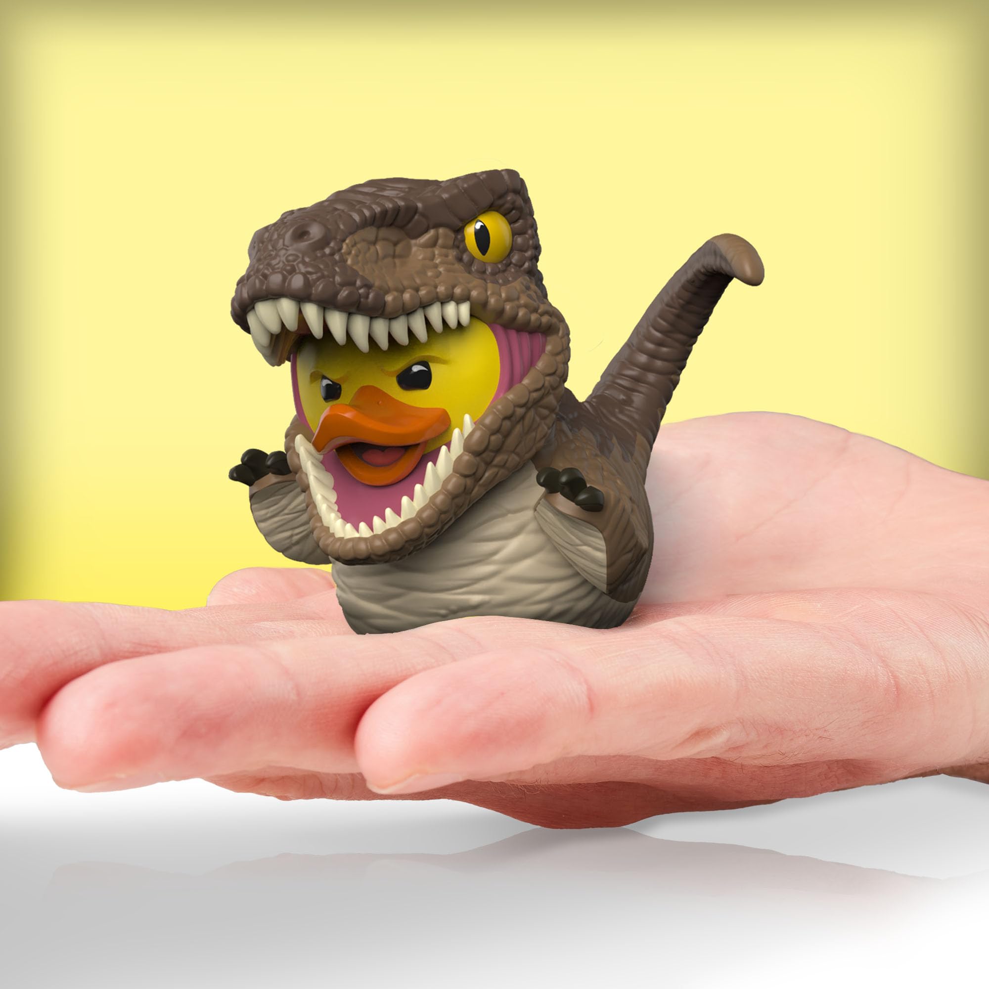 TUBBZ Jurassic World Velociraptor Mini Cosplaying Rubber Duck Collectible Figure | 5 cm 2