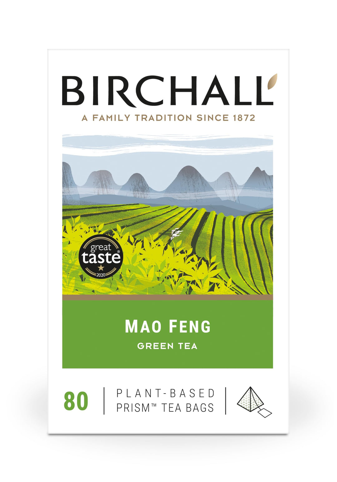 Birchall Mao Feng Green Tea Bags - Antioxidant-Rich Purifying Green Tea from China
