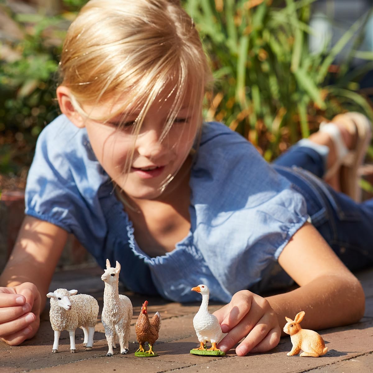 Schleich Farm World 5PC Animal Figurine Bundle - Realistic Barn Play Set | Ages 3+