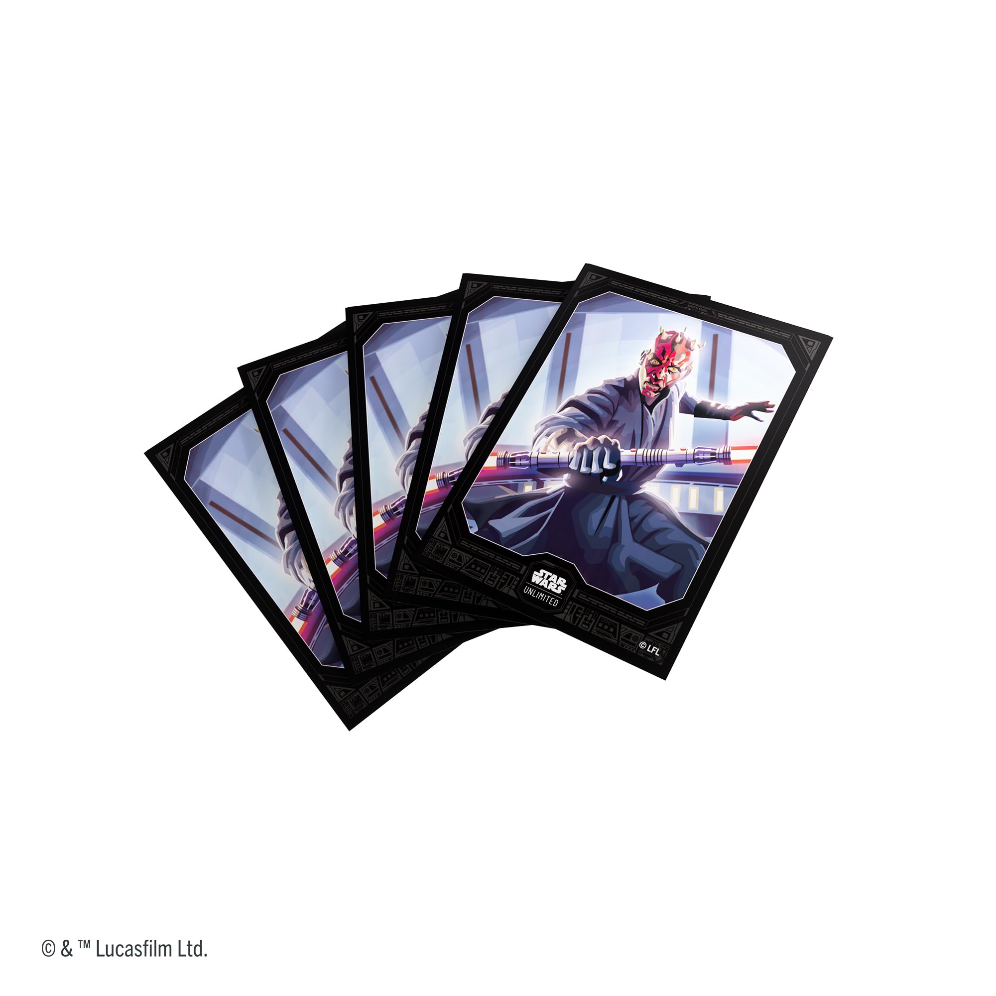 Gamegenic Star Wars: Unlimited Premium Art Sleeves Set 5 - Darth Maul | 62 Sleeves Total 3