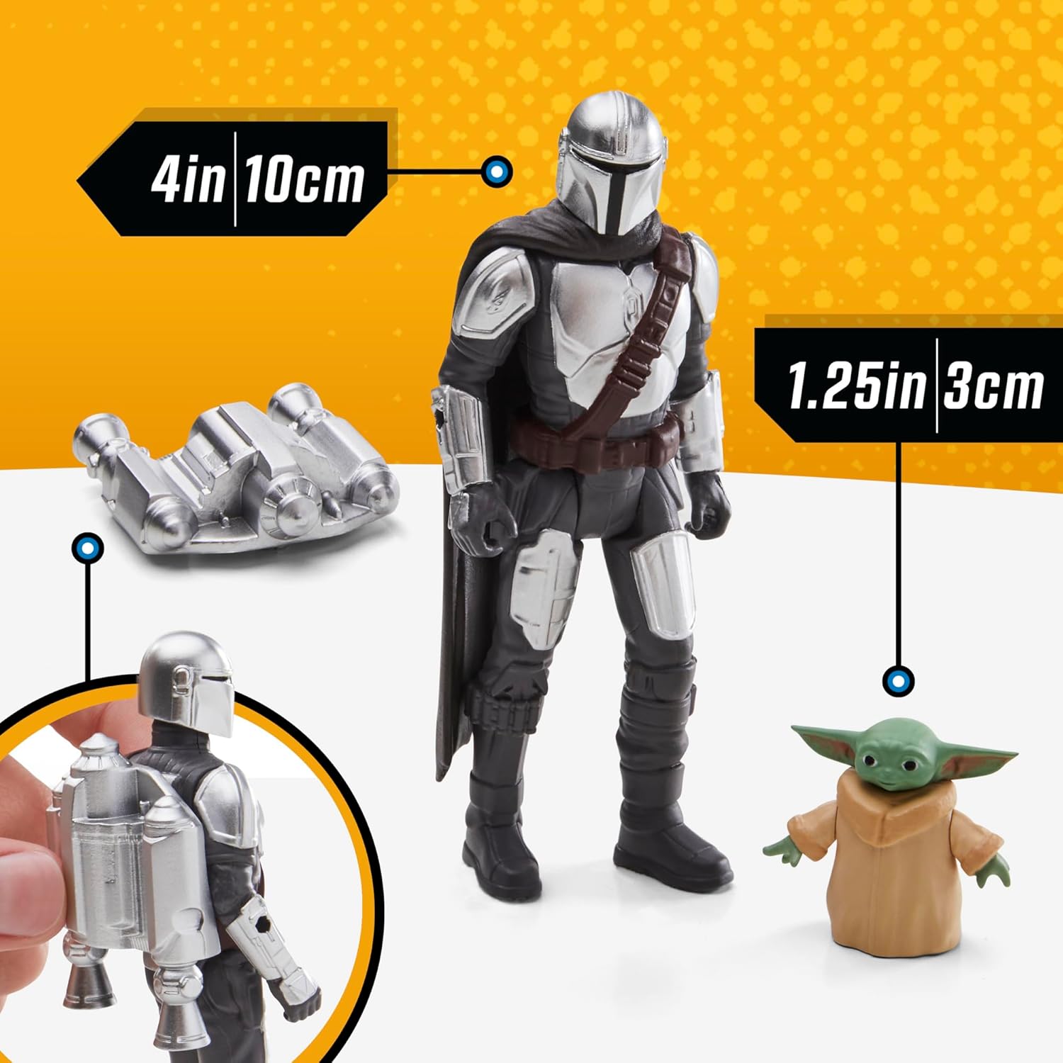 Star Wars Epic Hero Series The Mandalorian's N-1 Starfighter 7