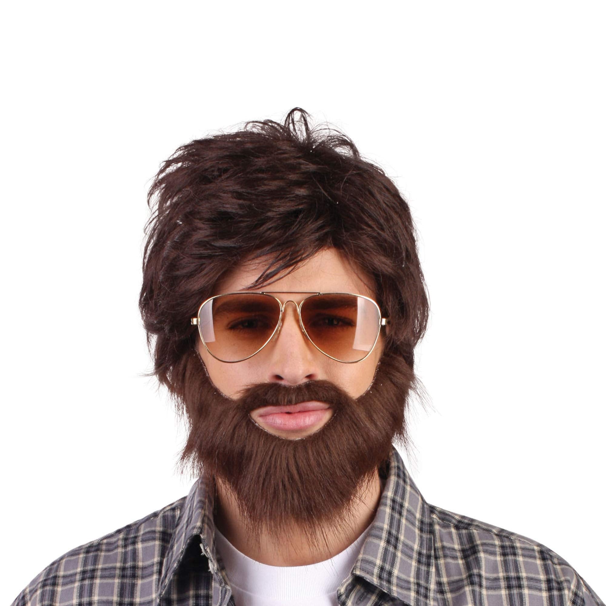 Fancy Me Hangover Wig and Beard Kit for Men 2