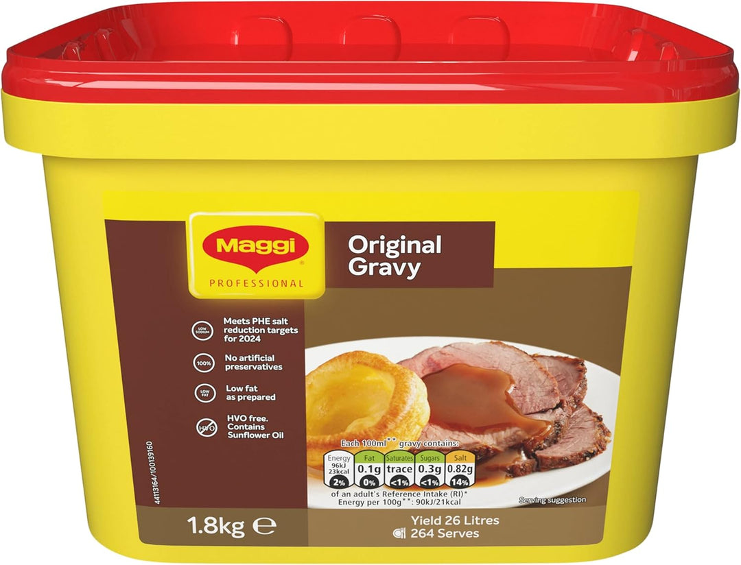 MAGGI Original Gravy Mix, 1.8 kg – Authentic Thick Gravy for Roasts & Classic Dishes