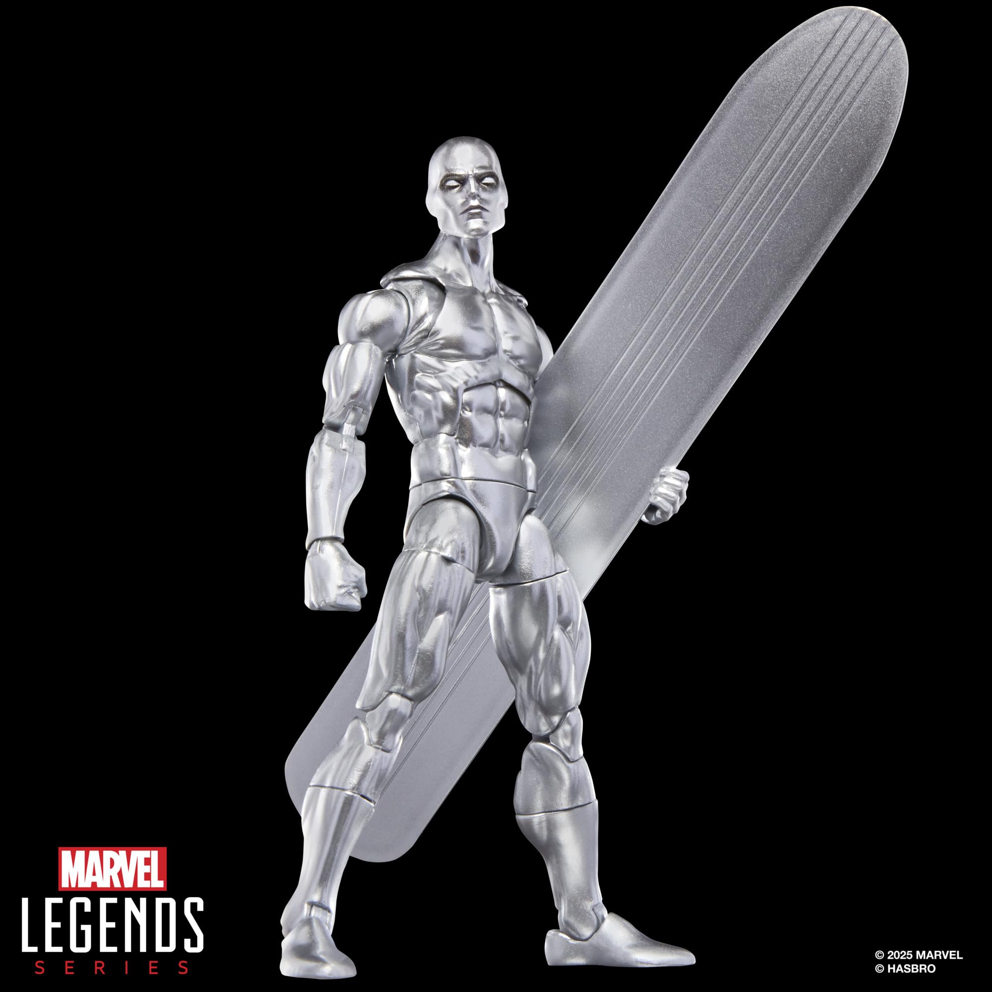 Marvel Legends Series Silver Surfer Action Figure - 6-Inch Collectible with Comic-Inspired Design 18