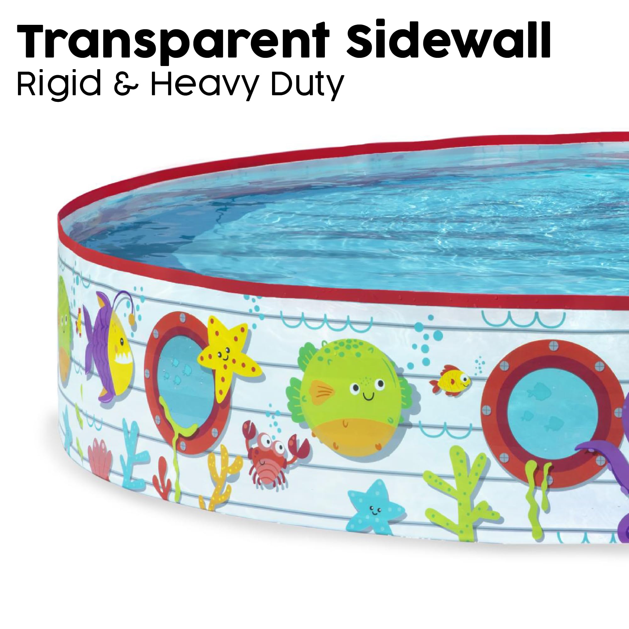 Bestway 55029 Fill N Fun Kids Garden Paddling Pool with Fish Print | 1.52m x 25cm | 435L 4