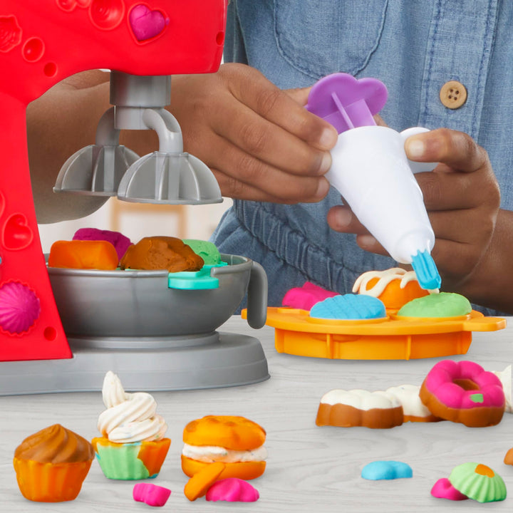 Play-Doh Kitchen Creations Magical Mixer Playset - Toy Mixer with 5 Cans of Play-Doh for Kids 3+