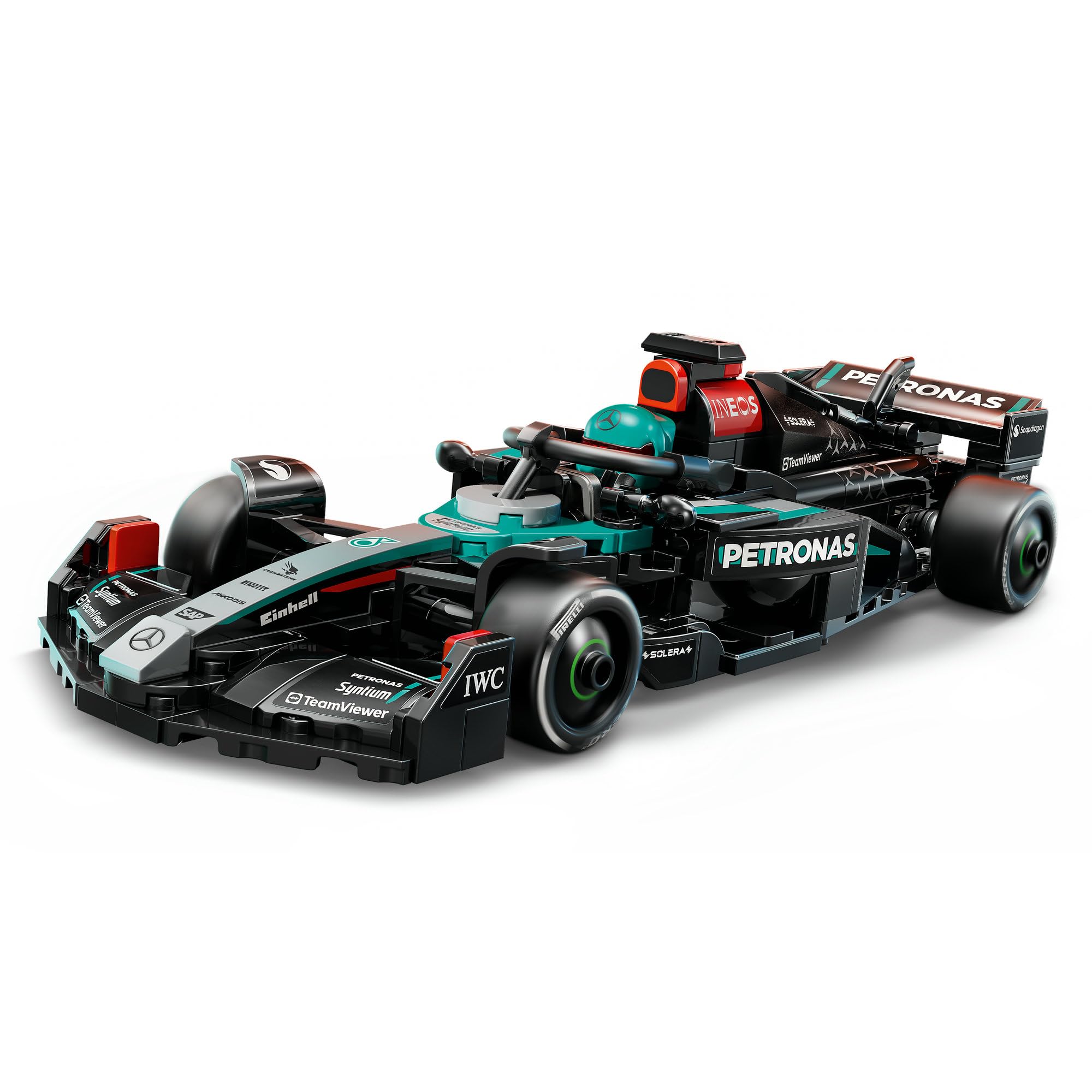 LEGO Speed Champions Mercedes-AMG F1 W15 Race Car Toy - Building Set with Driver Minifigure for Ages 10+ 6