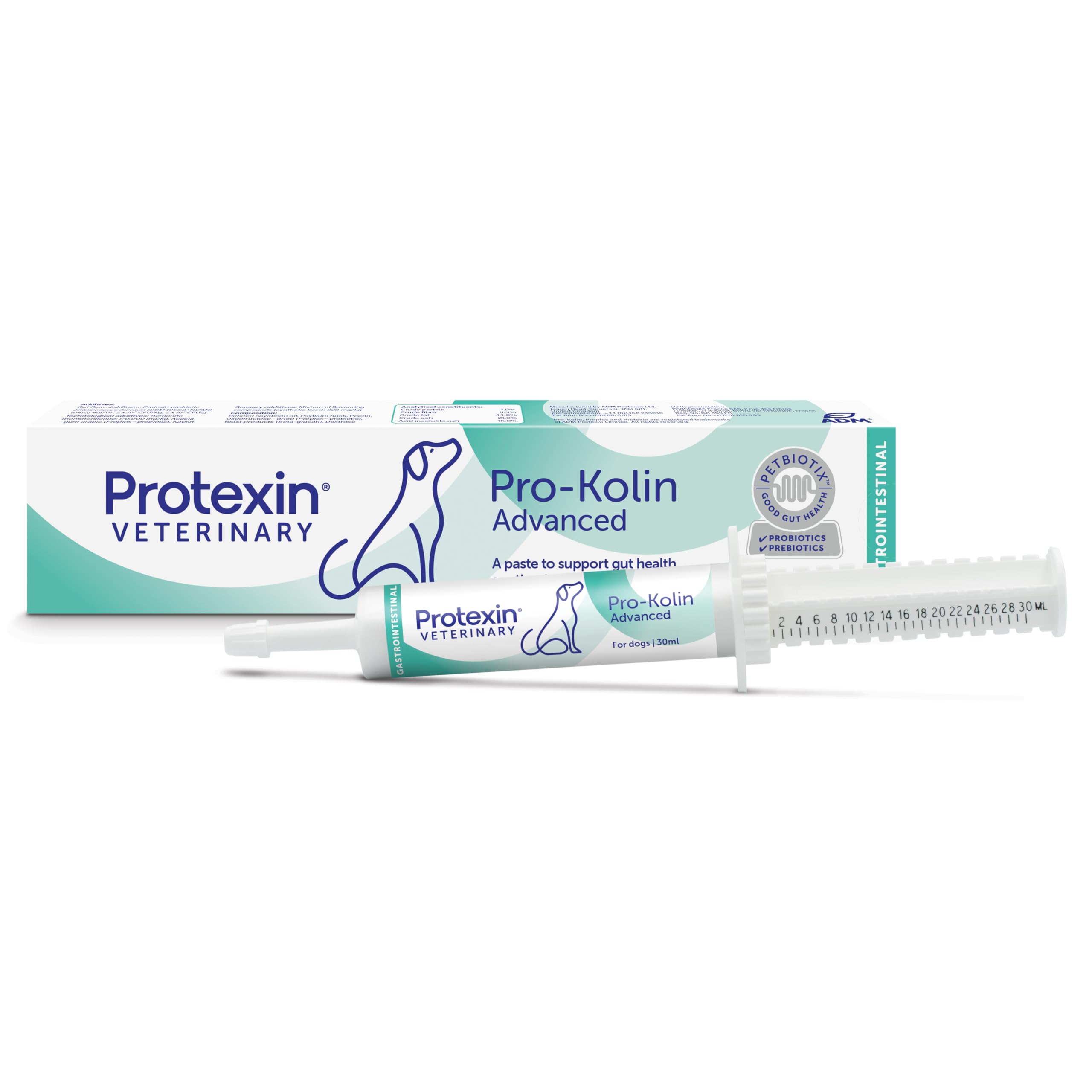 Protexin Veterinary Pro-Kolin Advanced Paste for Dogs - Digestive Support | 30ml Syringe