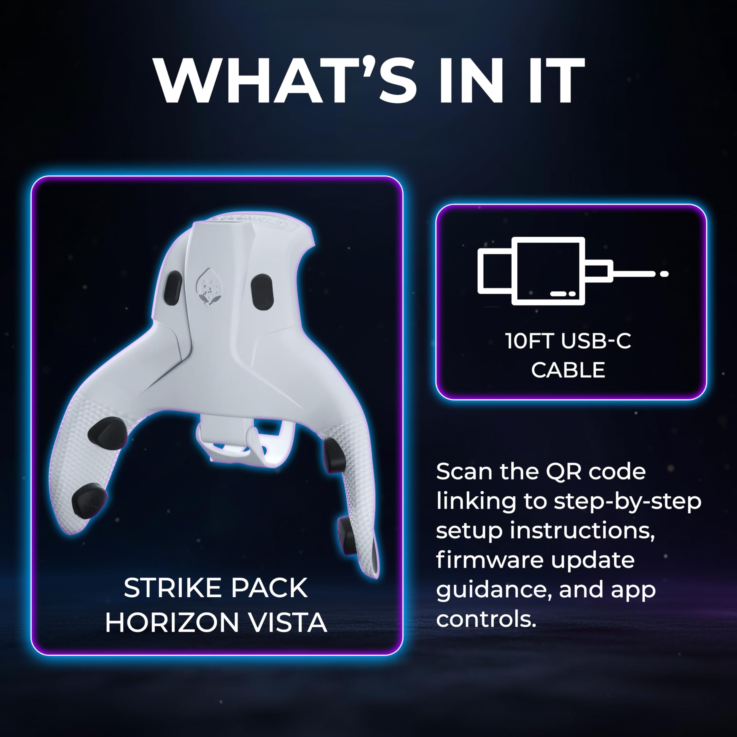 Collective Minds Strike Pack Horizon Vista for PS5 DualSense & PC | 4 Back 4
