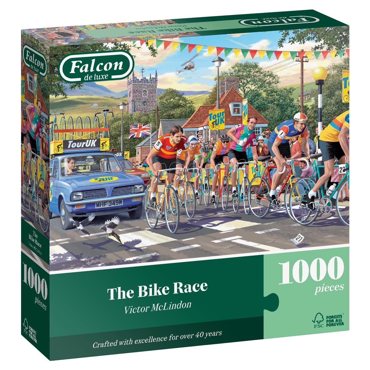 Falcon The Bike Race - 1000 Piece Jigsaw Puzzle for Adults 1
