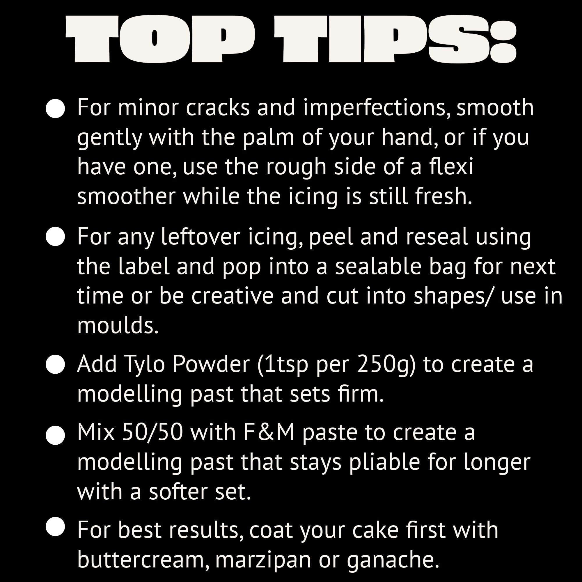 Renshaw Black Extra Stretch Fondant Icing - Ready to Roll for Cakes | 250 g 4