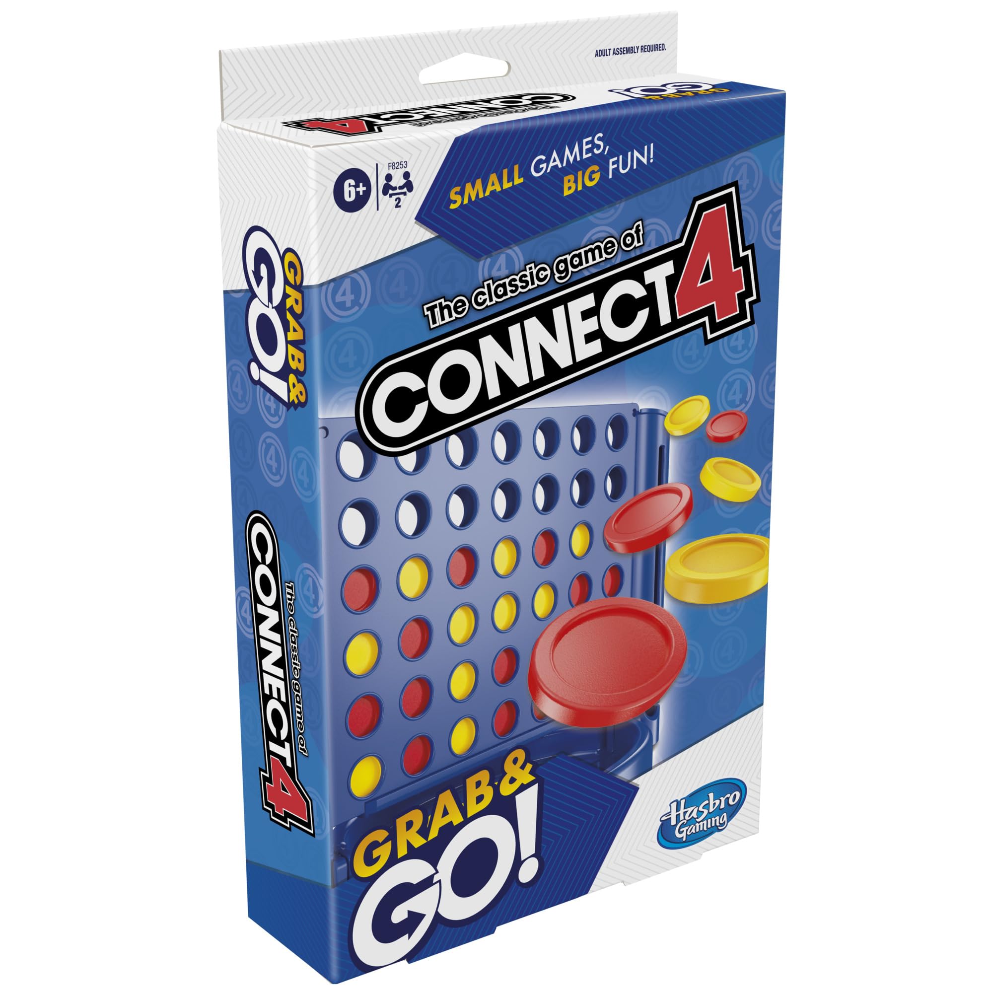 Hasbro Gaming Connect 4 Travel Board Game - Portable Strategy Fun for 2 Players, Ages 6+ 2