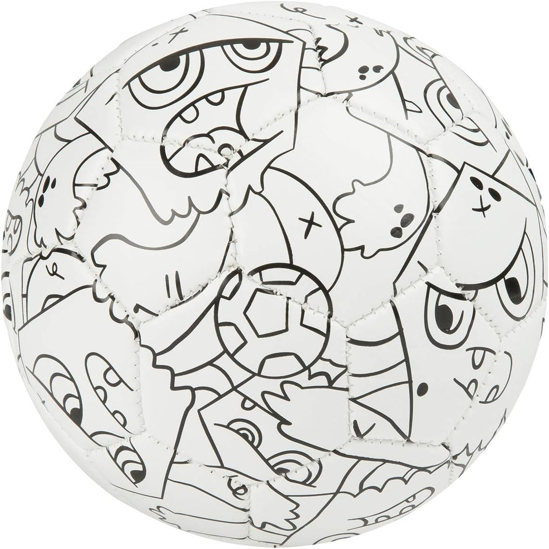 Mitre Scriball Zultz Personalisable Mini Football with Colouring Pens