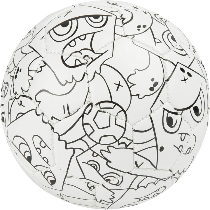 Mitre Scriball Zultz Personalisable Mini Football with Colouring Pens